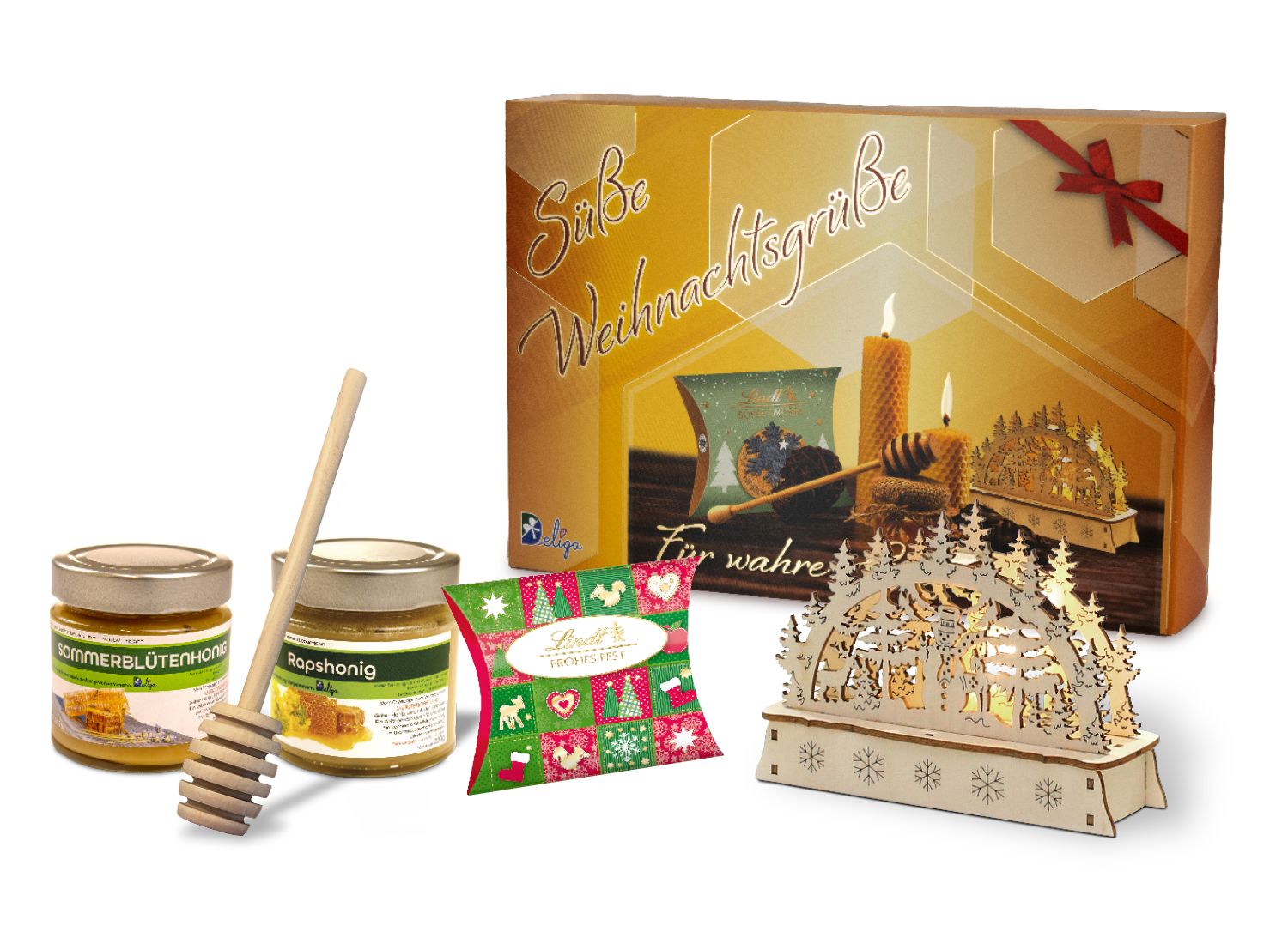 Geschenkbox "Süsse Weihnachtsgrüsse"