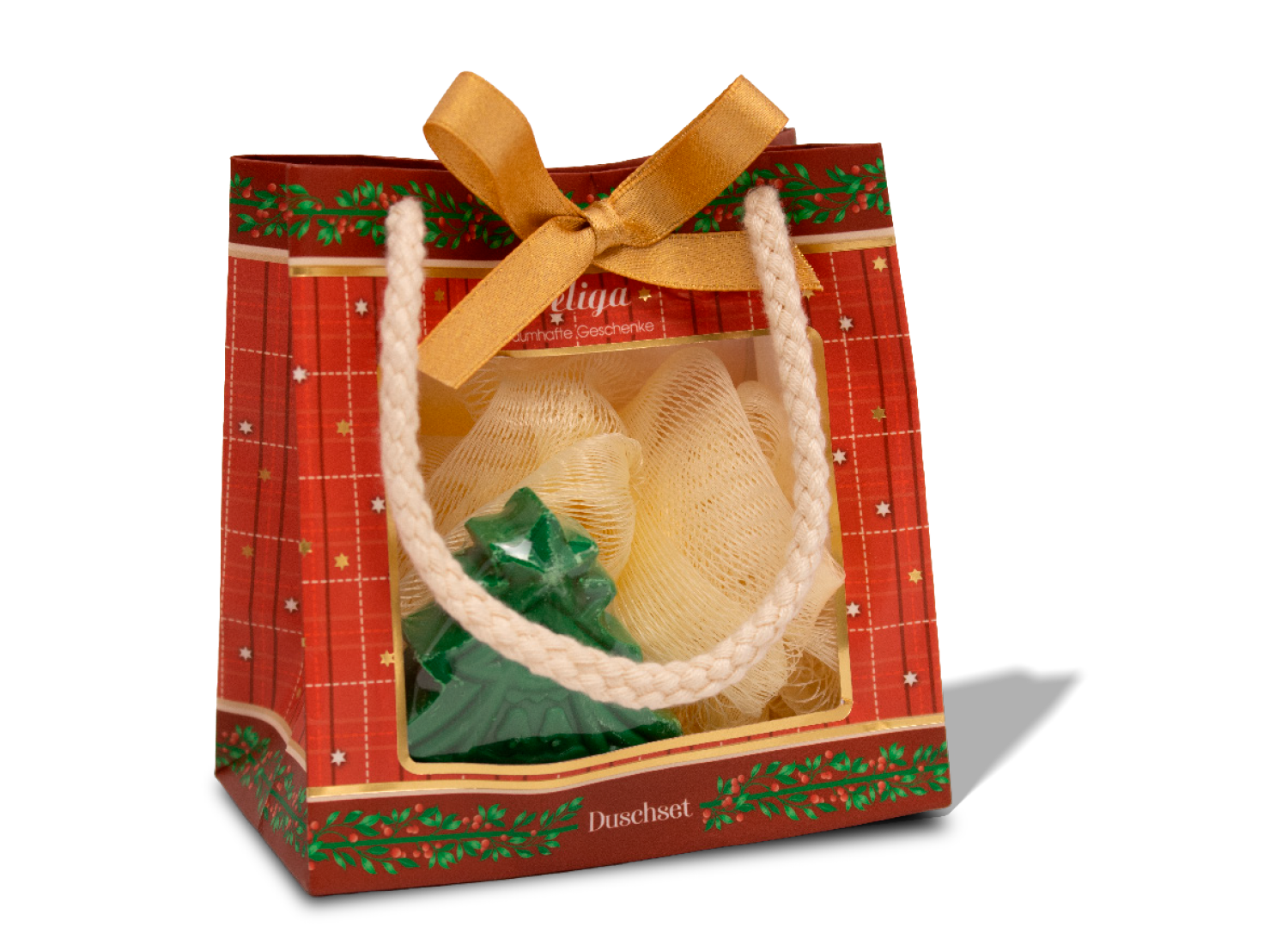 kleines Duschset „Rote Winterbeere“